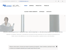 Tablet Screenshot of cristaleriaslopez.com